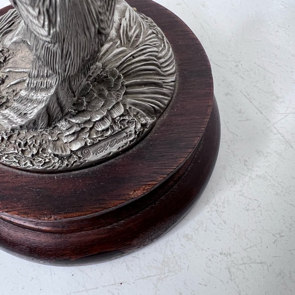 Chilmark Ringneck Pheasant fine pewter statue - Picture 3 of 9